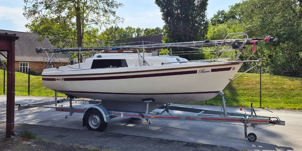 Neptun 20 | Langkoje | Kielschwert | Hubdach | BJ: 1978 | inkl. Trailer