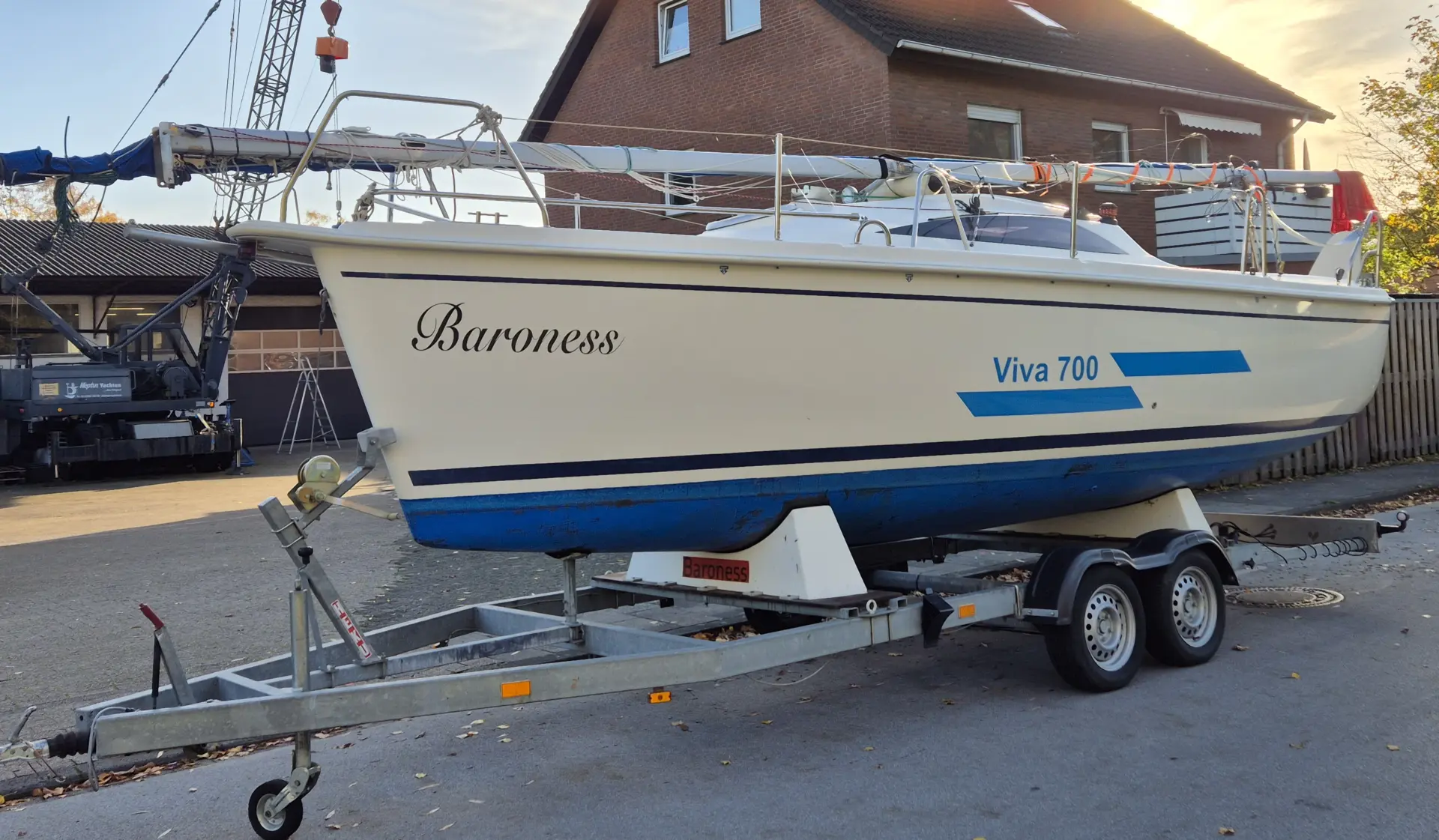 Viva 700 Schwertboot mit Trailer und Gennakerbaum – Segelboot gebraucht kaufen